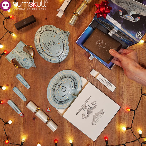 Numskull Star Trek U.S.S. Enterprise NCC-1701-D Countdown Character Figure